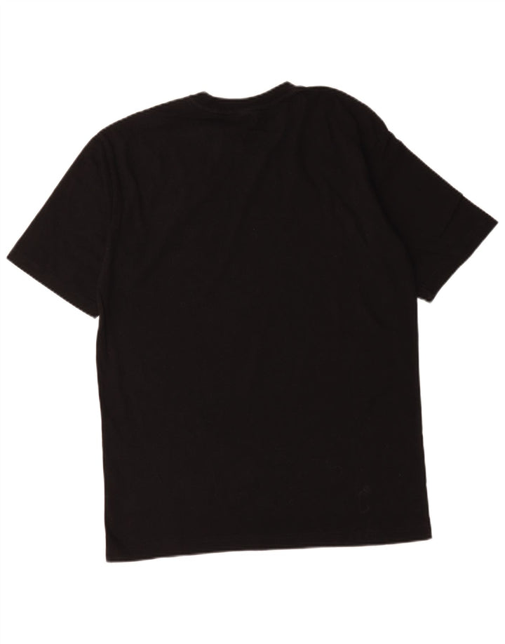Fila Herre T-Shirt Top Lille Sort Bomuld