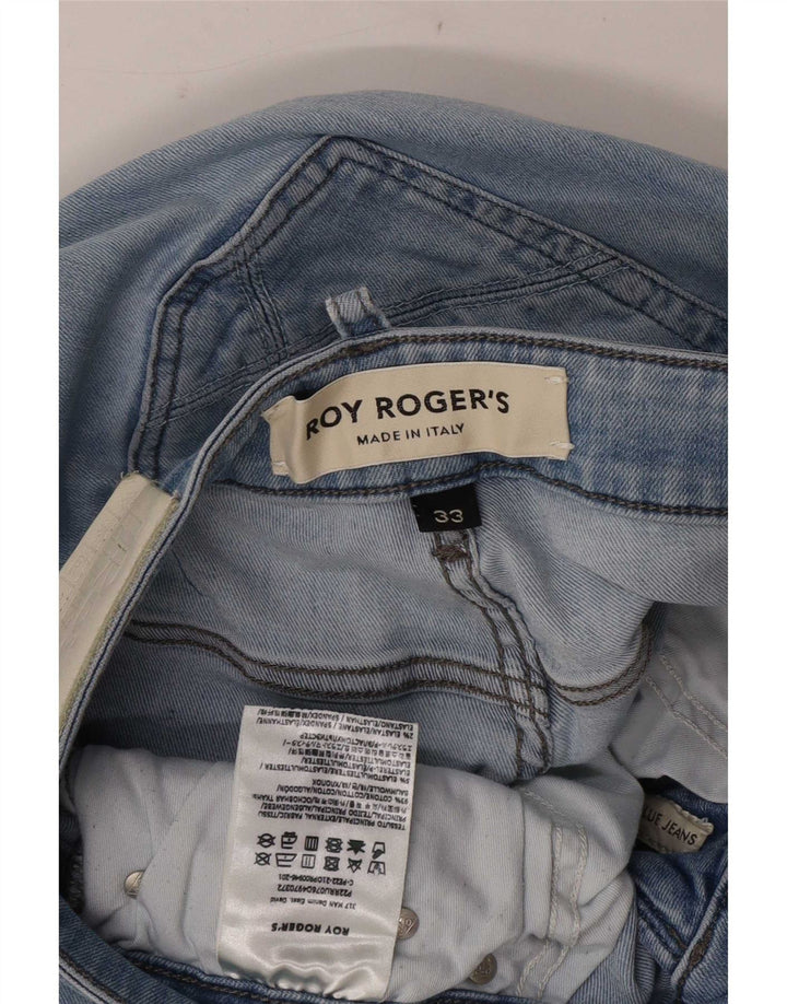 Roy Rogers Dame Slim Jeans W33 L30 Blå Bomuld