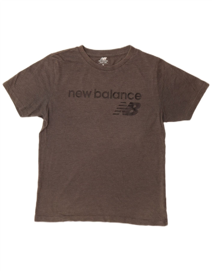 New Balance Herre grafisk T-shirt Top mellemgrå