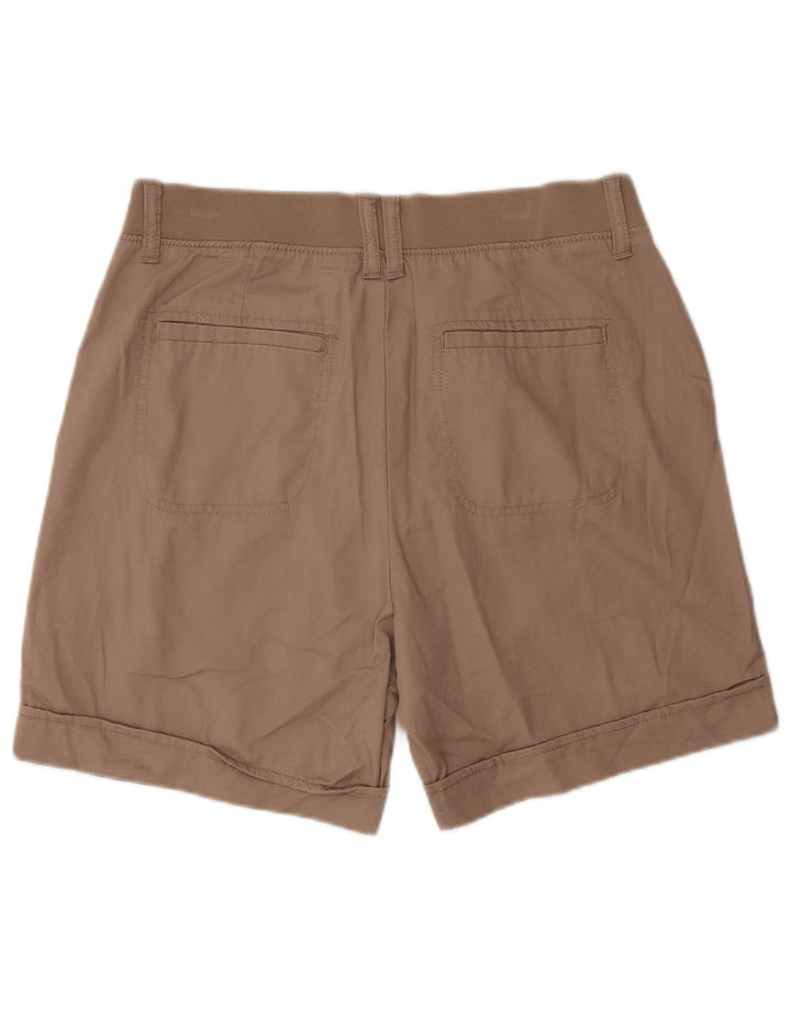 Lee Womens Relaxed Fit Chino Shorts US 8 Medium W30 Brown Lyocell