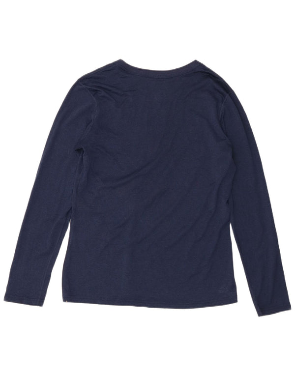 Nike Mens Graphic Top Long Sleeve Medium Navy Blue