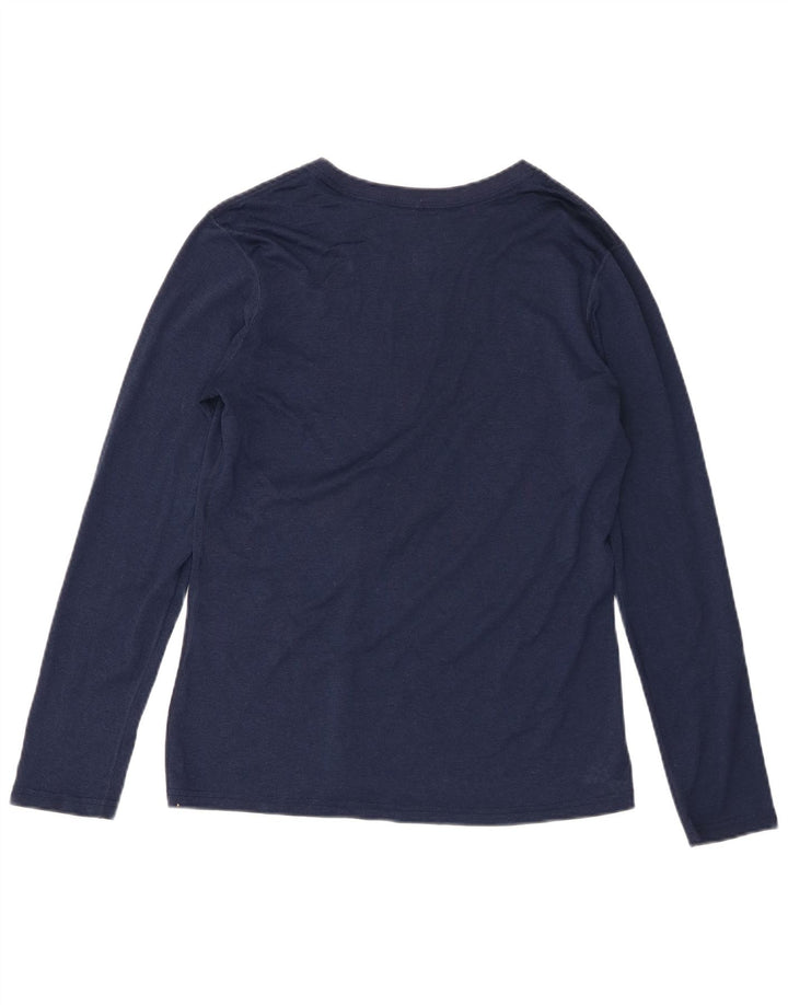 Nike Herre grafisk top Langærmet Medium Navy Blue