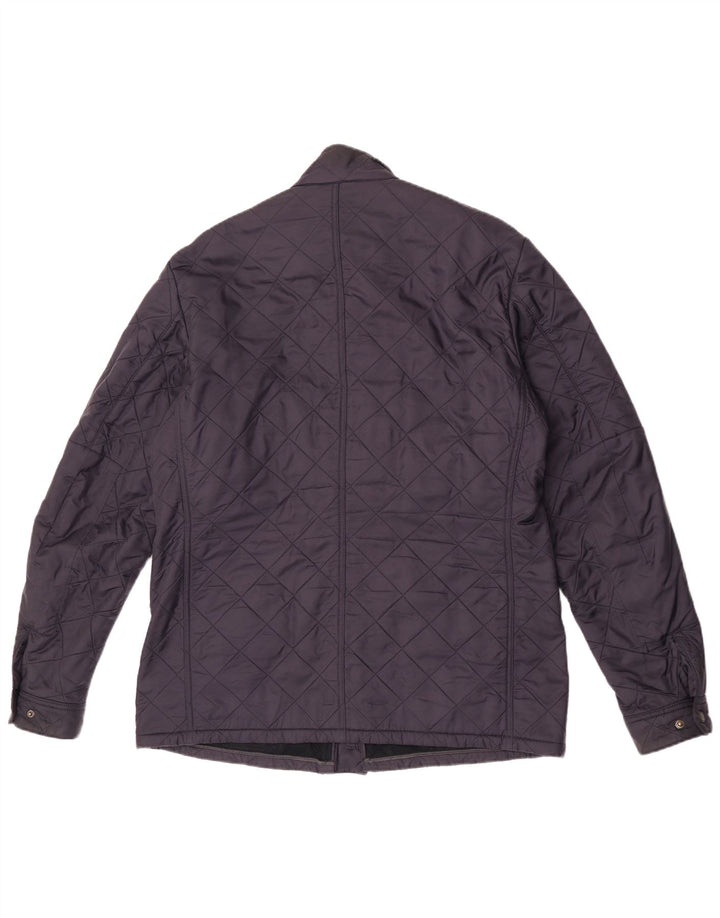 Barbour Herre quiltet jakke UK 42 XL Navy Blue Polyester