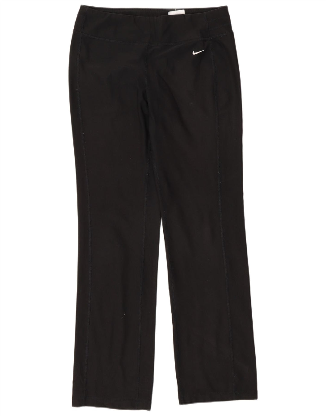 Nike Dame Dri Fit træningsdragt Bukser UK 14 Medium Sort Polyester