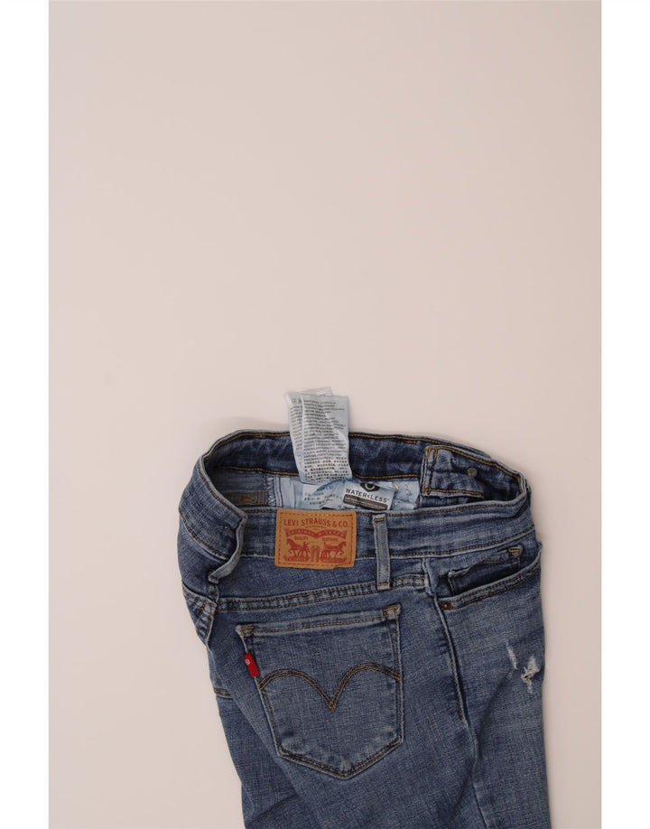 LEVI'S Womens 711 Skinny Jeans W24 L30 Blue Cotton Vintage Levi's and Second-Hand Levi's from Messina Hembry 