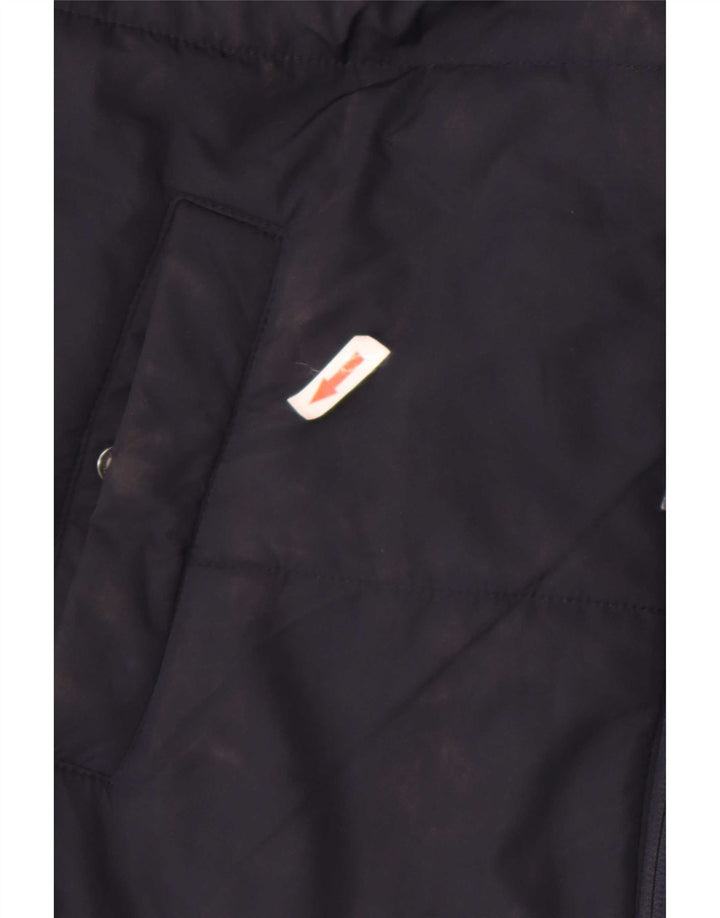 Marks & Spencer, polstret hættejakke til kvinder, UK 12 Medium Navy Blue