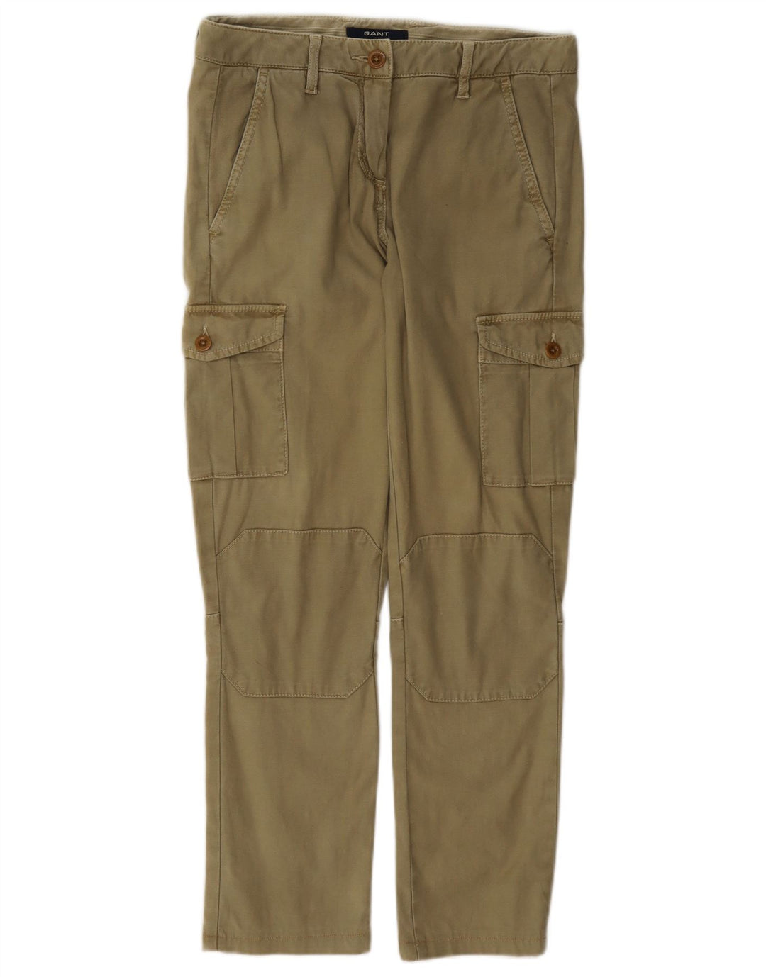 Gant Dame Slim Cargo Bukser UK 8 Small W27 L26 Khaki