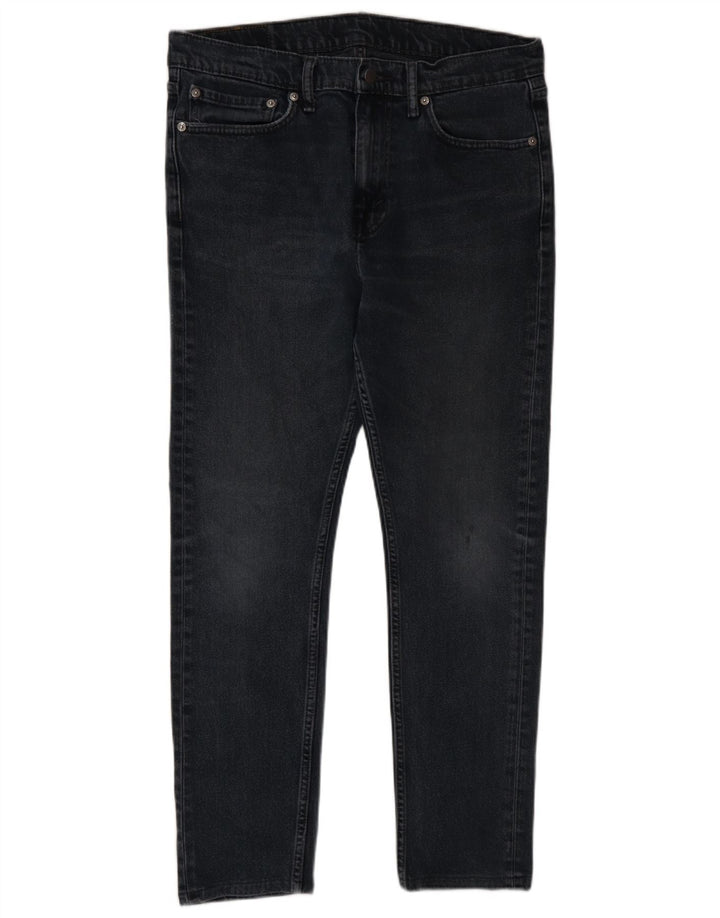 Levi's Slim Jeans til mænd W34 L30 Marineblå bomuld