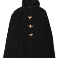 Vintage Poncho-jakke med hætte til kvinder One Size Sort