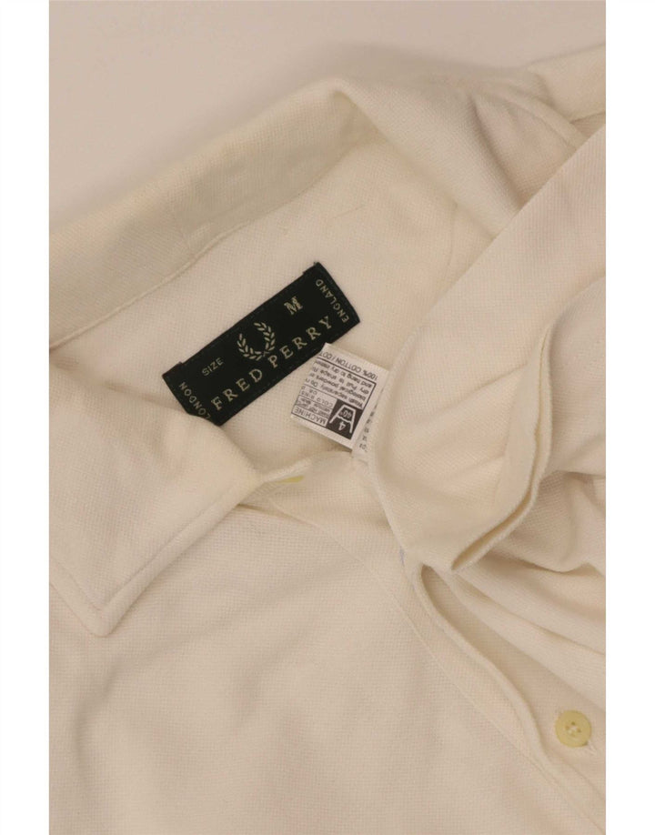 Fred Perry Herre poloshirt Medium hvid bomuld