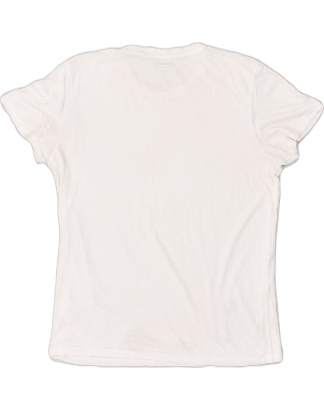 JACK & JONES Mens T-Shirt Top Large White Cotton | Vintage Jack & Jones | Thrift | Second-Hand Jack & Jones | Used Clothing | Messina Hembry 