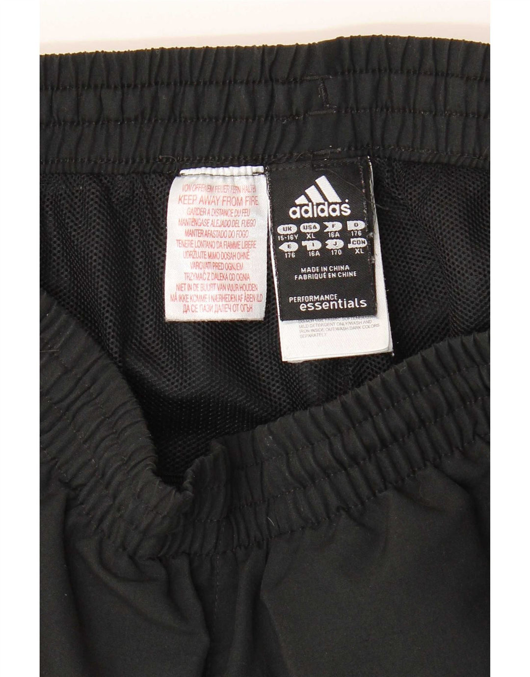 Adidas Boys Sports Shorts 15-16 år Sort polyester
