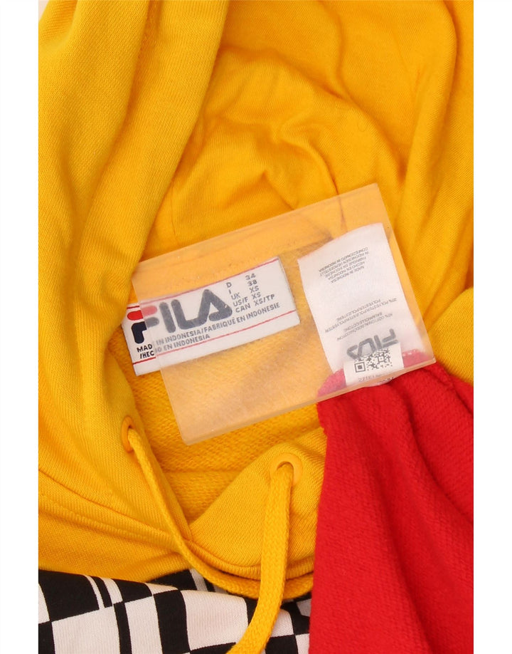 FILA Grafisk hættetrøje til mænd XS Flerfarvet Colourblock Bomuld