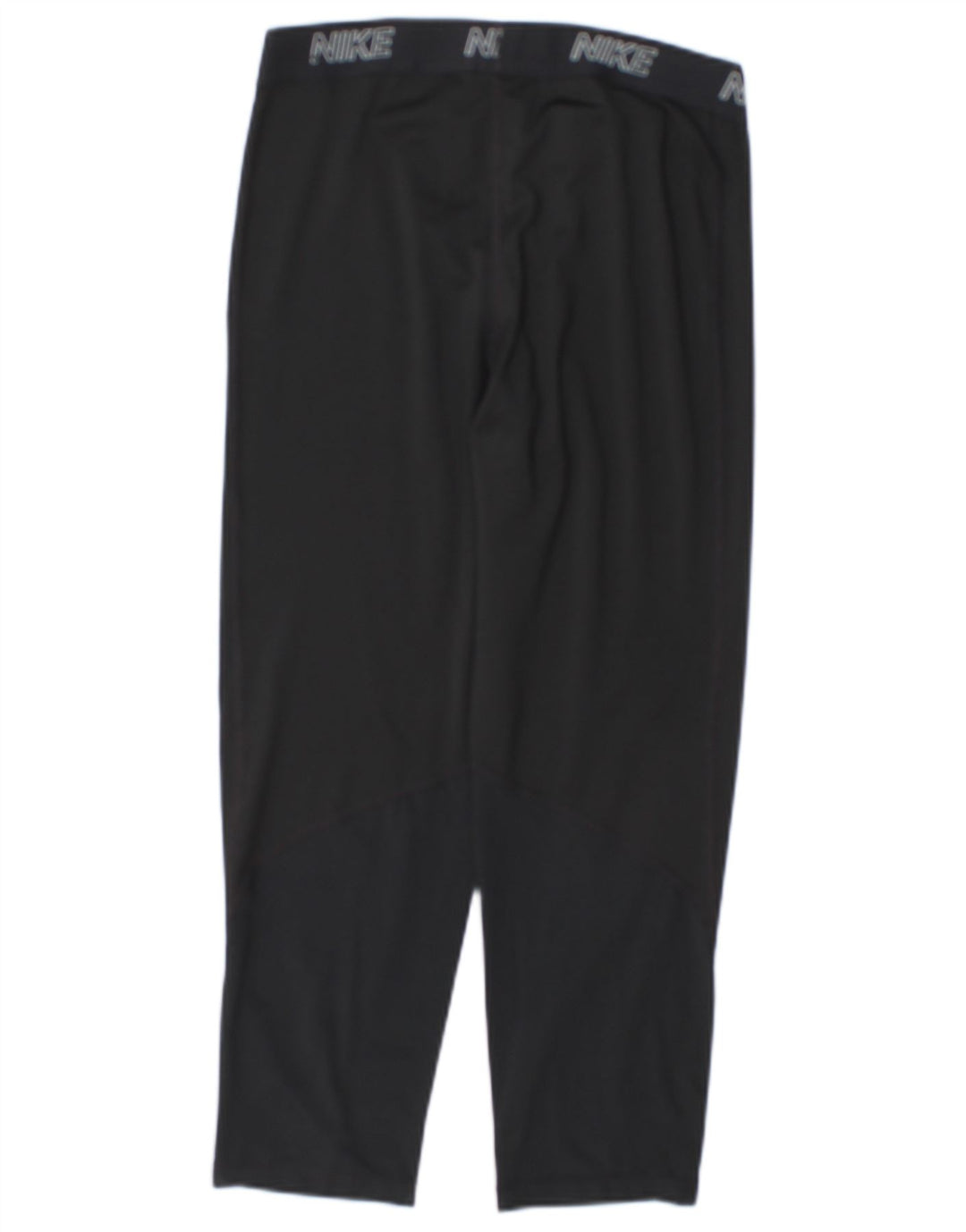 Nike Dame Dri Fit Grafiske Capri Leggings UK 14 Stor sort polyester