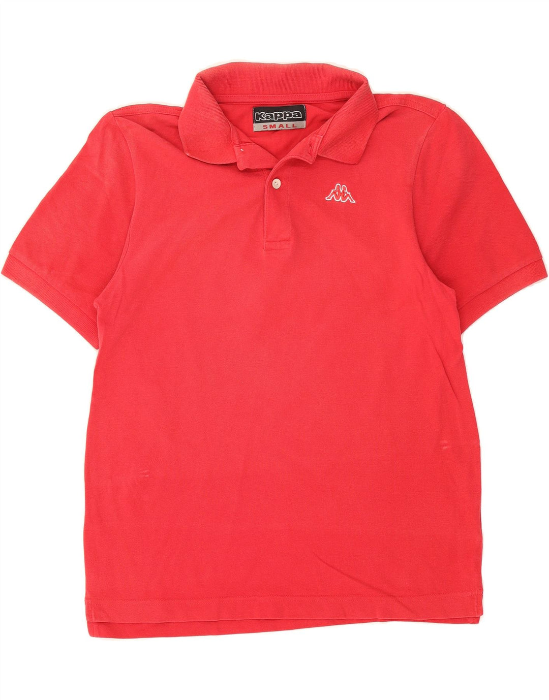 KAPPA Mens Polo Shirt Small Red Cotton Vintage Kappa and Second-Hand Kappa from Messina Hembry 