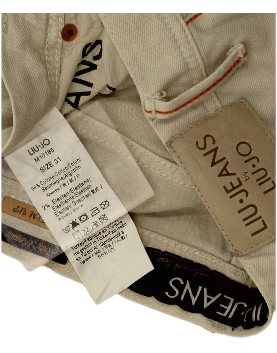 Liu Jo Normale Casual Shorts til mænd W31 Medium Beige Bomuld