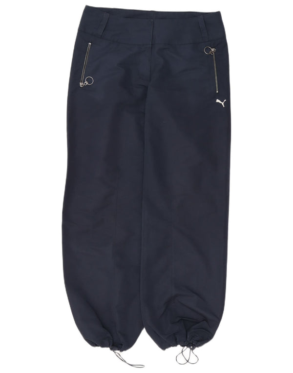 Puma Lige joggerbukser til kvinder Fritidsbukser UK 12 Medium W30 L3 Marineblå