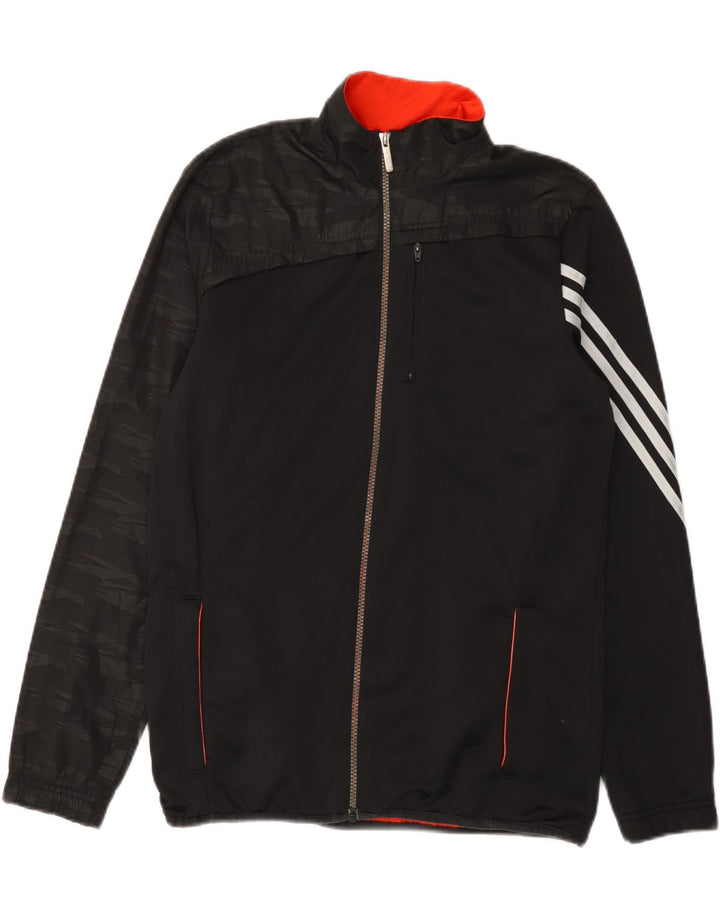 Adidas Drenge Træningsdragt Topjakke 15-16 År Sort Polyester