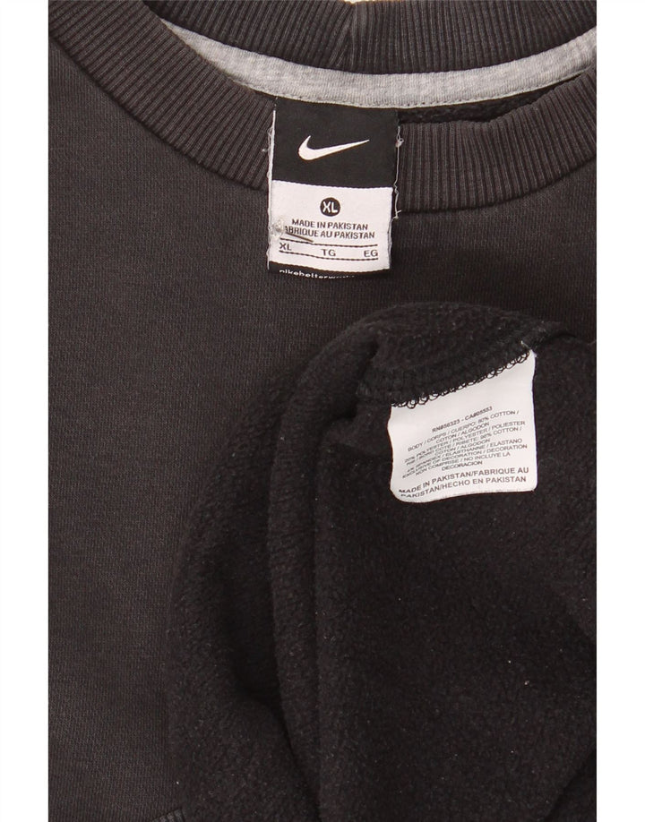 Nike Sweatshirt Jumper XL til mænd, sort bomuld