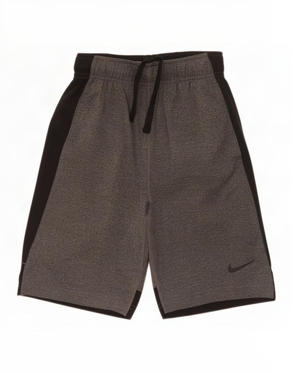 Nike Boys Dri Fit Sport Shorts 10-11 Years Medium Grey Colourblock