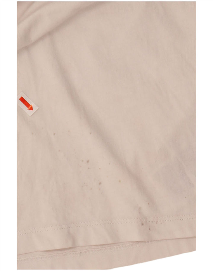 Timberland Herre grafisk T-shirt Top Stor hvid bomuld