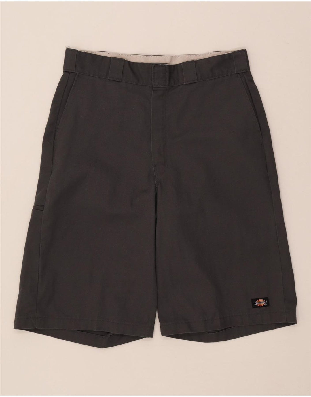 Dickies Herre Loose Fit Chino Shorts W34 Large Grå Polyester