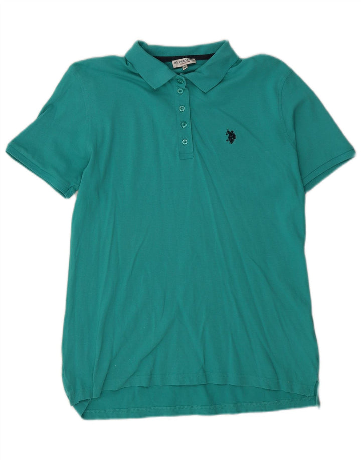 U.S. Polo Assn. Herre poloshirt Medium blå bomuld