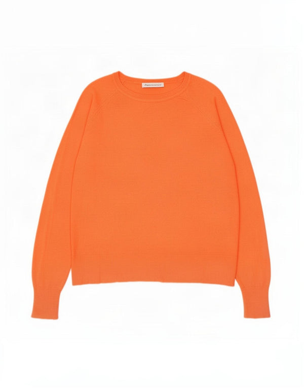 Zara Dame sweater med rund hals DK 14 Medium Orange Viscose