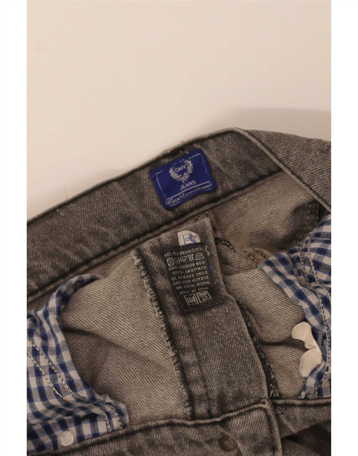 Gianmarco Venturi Straight Jeans til mænd W32 L34 Grå bomuld