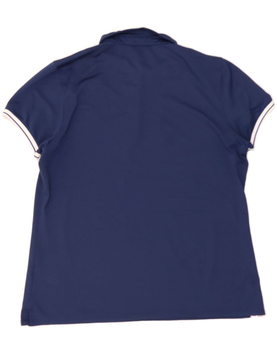 VINEYARD VINES Womens Polo Shirt UK 16 Large Navy Blue Polyester Vintage Vineyard Vines and Second-Hand Vineyard Vines from Messina Hembry 