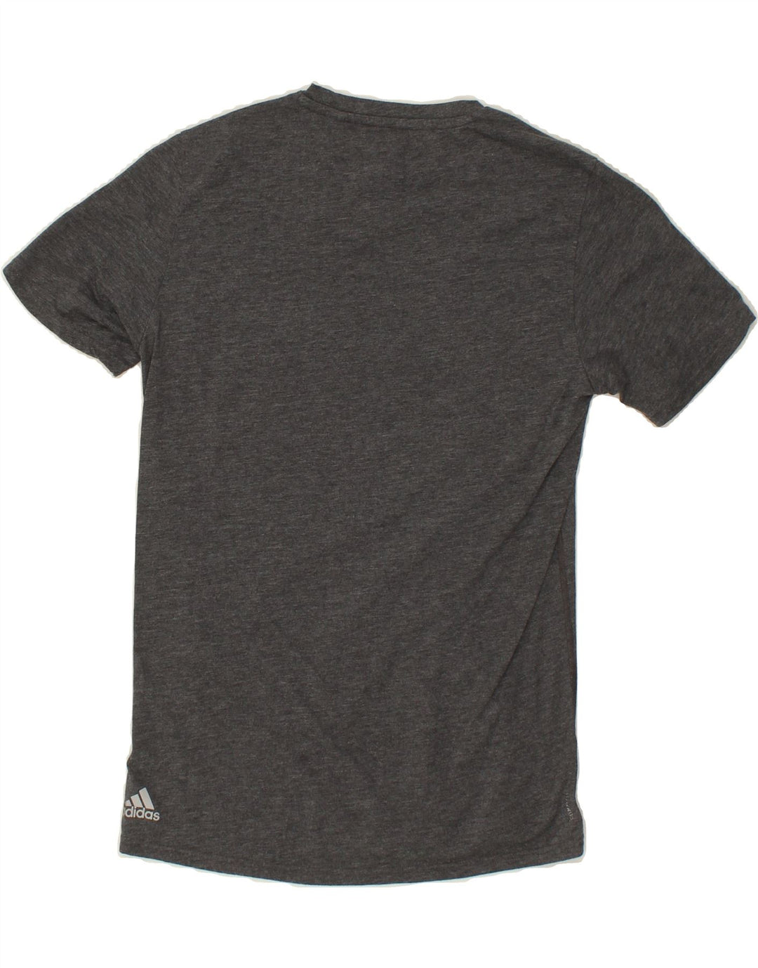ADIDAS Mens Climalite Graphic T-Shirt Top Small Grey Vintage Adidas and Second-Hand Adidas from Messina Hembry 
