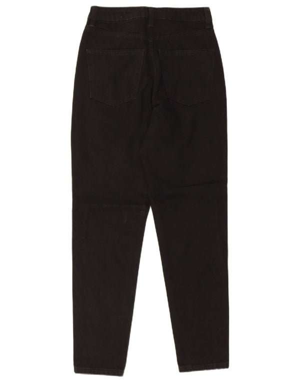 Topshop Womens Mom Tapered Jeans W26 L26 Black Cotton