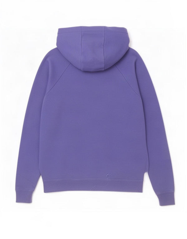 Nike oversized hættetrøje med lynlås til kvinder UK 6 XS Lilla bomuld