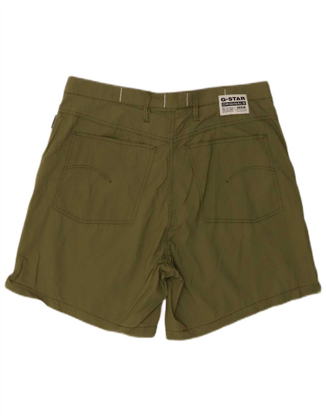 G-Star Herre Chino Shorts W29 Små Khaki Bomuld