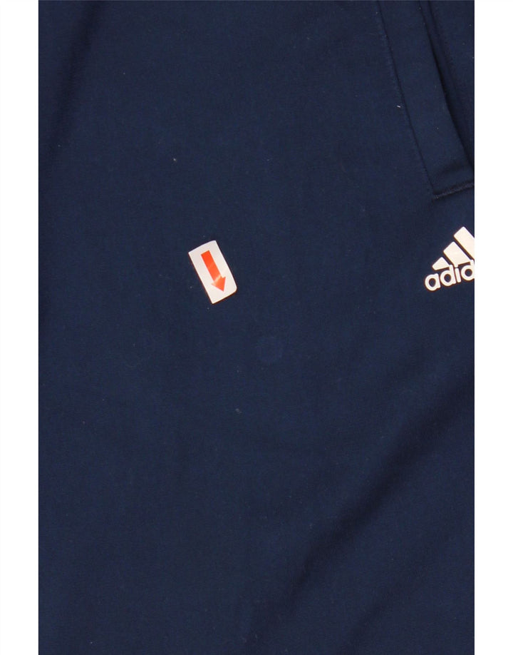 ADIDAS Dame Climalite træningsdragt Bukser Joggers UK 4/6 XS Navy Blue