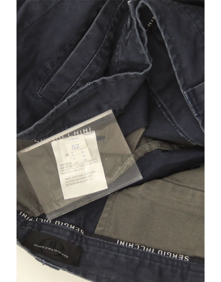 Sergio Tacchini Herre Chino Shorts EU 48 Medium W36 Marineblå Bomuld