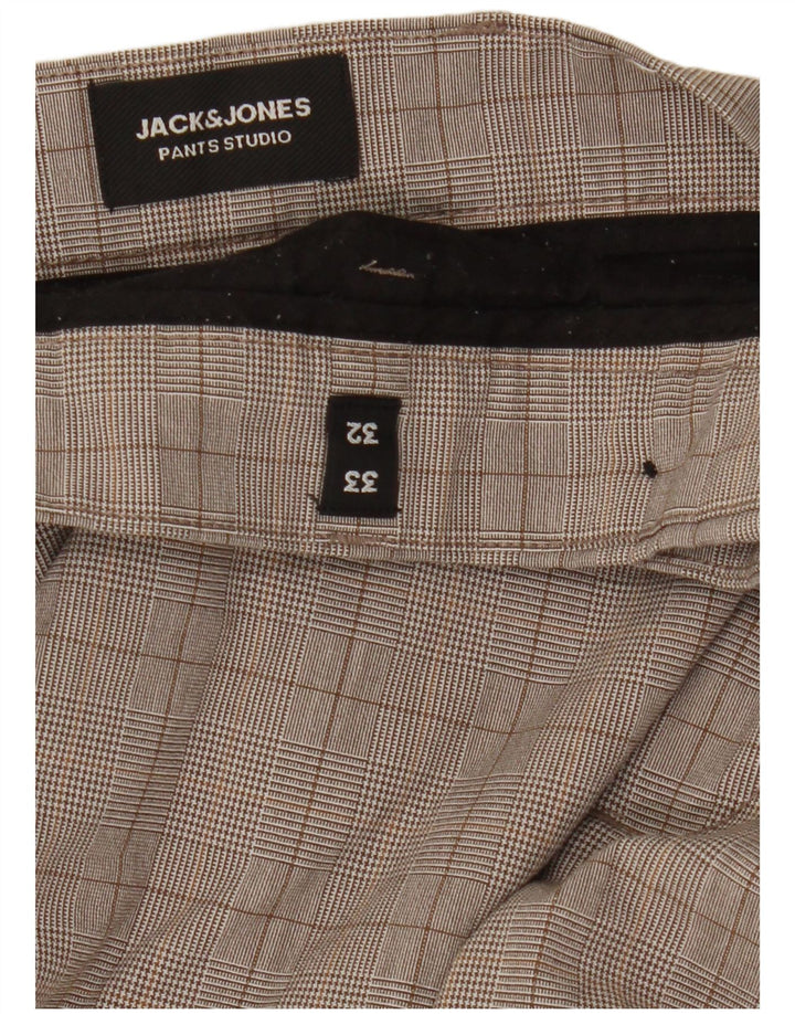 Jack & Jones Herre Slim Suit Bukser W33 L32 Grå ternet