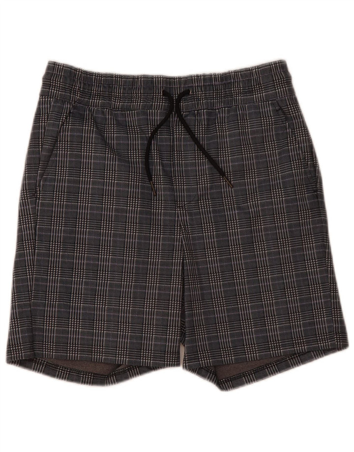 Jack & Jones Chino Shorts til mænd Small W29 Grå ternet polyester