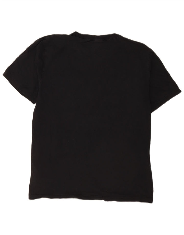 Nike grafisk T-shirt top til mænd, stor sort farveblok bomuld