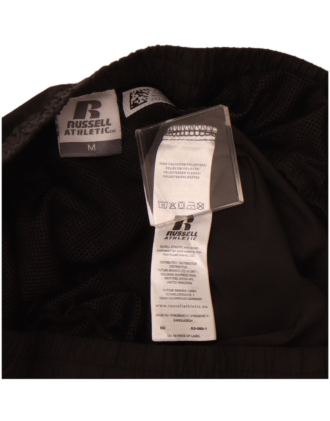 RUSSELL ATHLETIC Sportsshorts til mænd Medium Sort Polyester