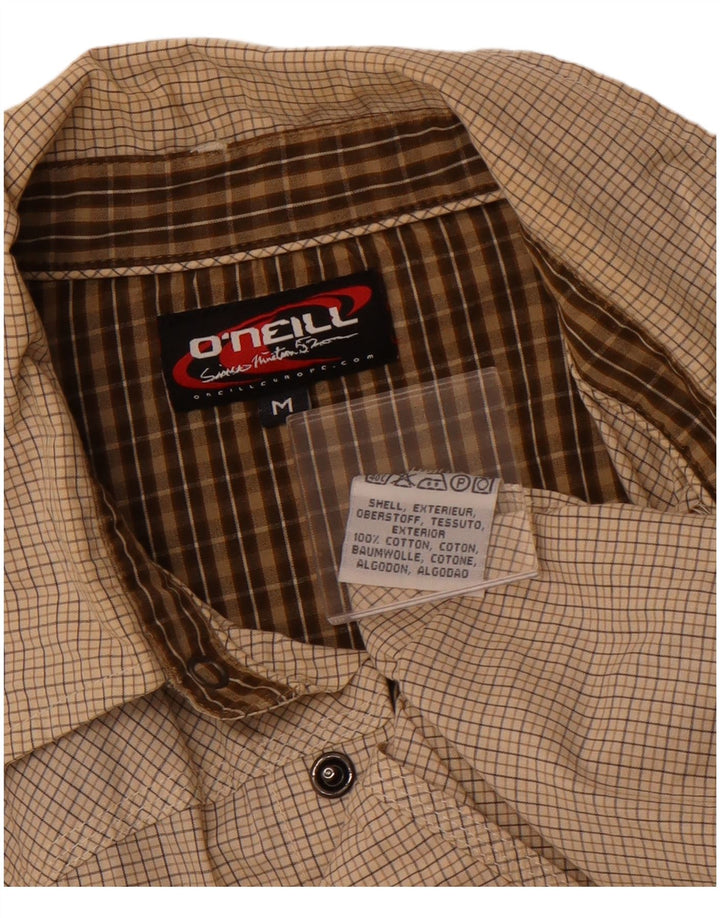 O'NEILL Herre grafisk skjorte Medium beige ternet bomuld