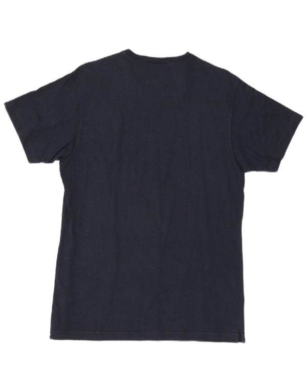 Champion Dame T-Shirt Top UK 18 XL Marineblå Bomuld
