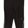 NIKE Dri Fit Bermuda Sportshorts UK 10 Small Black Polyester