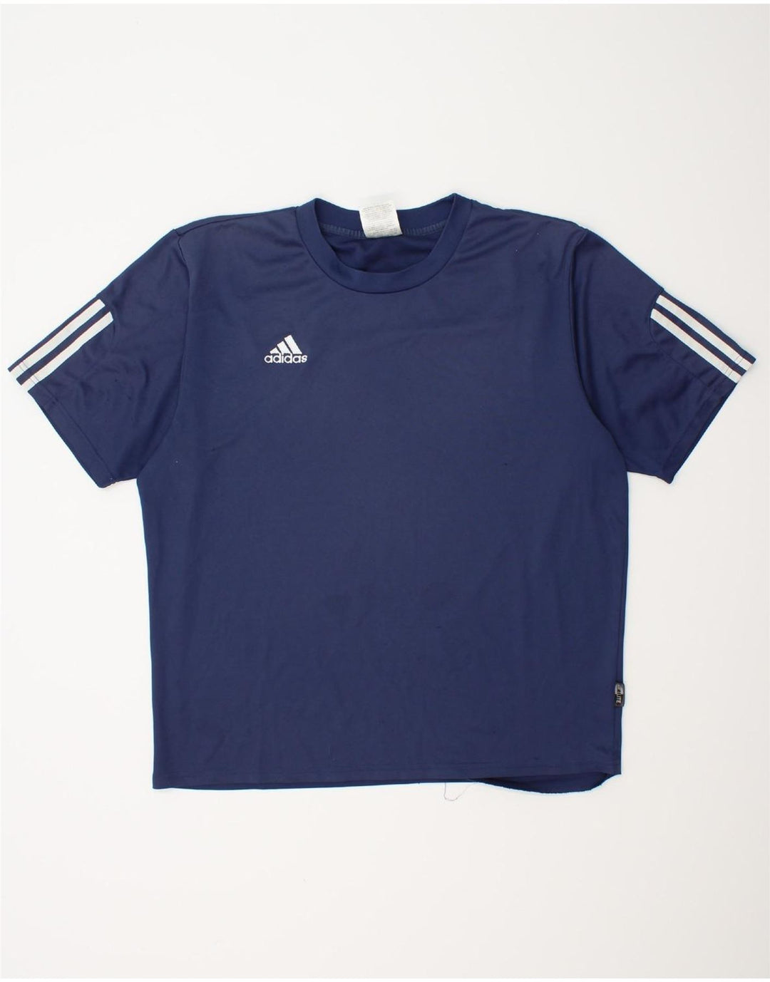 ADIDAS Herre Climalite T-shirt Top Stor marineblå polyester