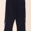 Nike Dame Capri Leggings UK 14/16 Large Navy Blue Colourblock Polyester
