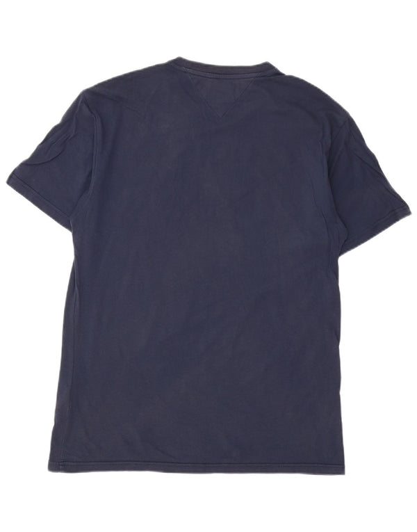 Tommy Hilfiger Herre T-Shirt Top XS Marineblå Bomuld