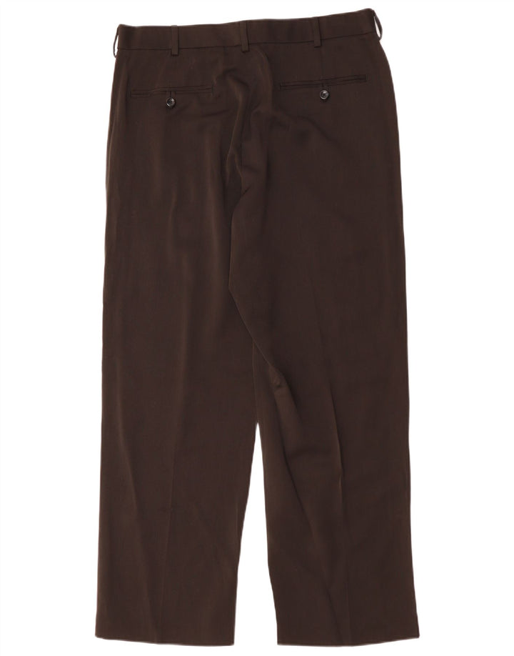 Izod Lige Chinobukser til mænd W34 L29 Sort polyester
