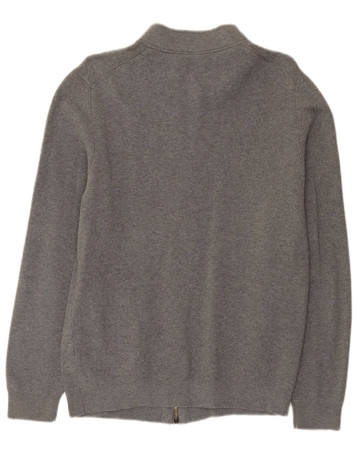 Massimo Dutti Dame Cardigan Sweater UK 16 Large Grå
