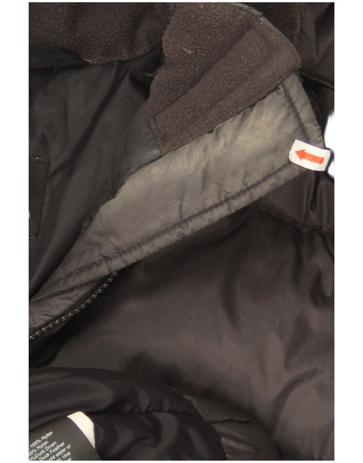 Helly Hansen Dame Hætte Oversized Polstret Frakke UK 10 Small Black Nylon