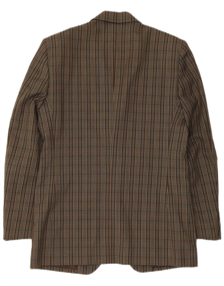 Pierre Cardin Herre 2-knaps blazerjakke UK 38 Medium Brown Check